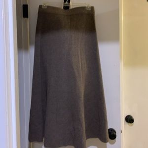 SOH rib knit maxi skirt